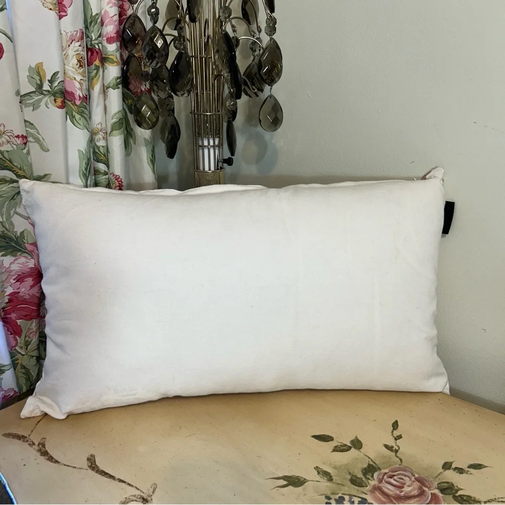 Rachel Zoe Decorative Floral Accent Throw Lumbar Pillow